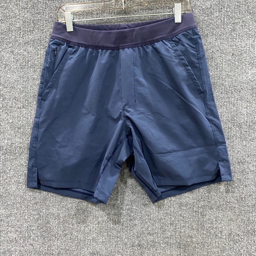 Public Rec Flex Short Lined Navy 7.5 Inch Inseam Mens Size 30 Water Resistant